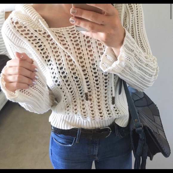 Cream/Off White Knit Sweater - Picture 5 of 7